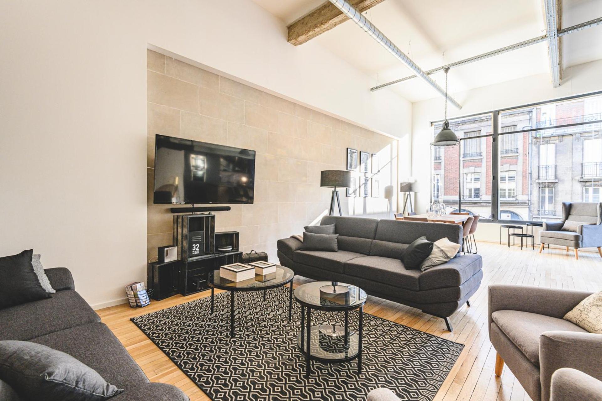 Appartamento Ikizen Prestige - Loft Du Cadran - Parking Prive Reims Esterno foto